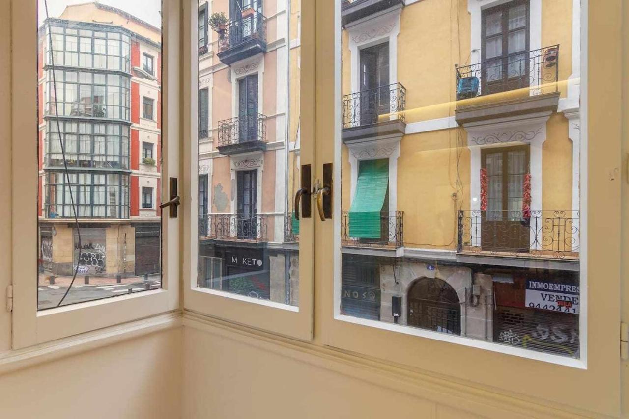 Vivienda Turistica Estilosa En La Zona Vieja Bilbao Dış mekan fotoğraf